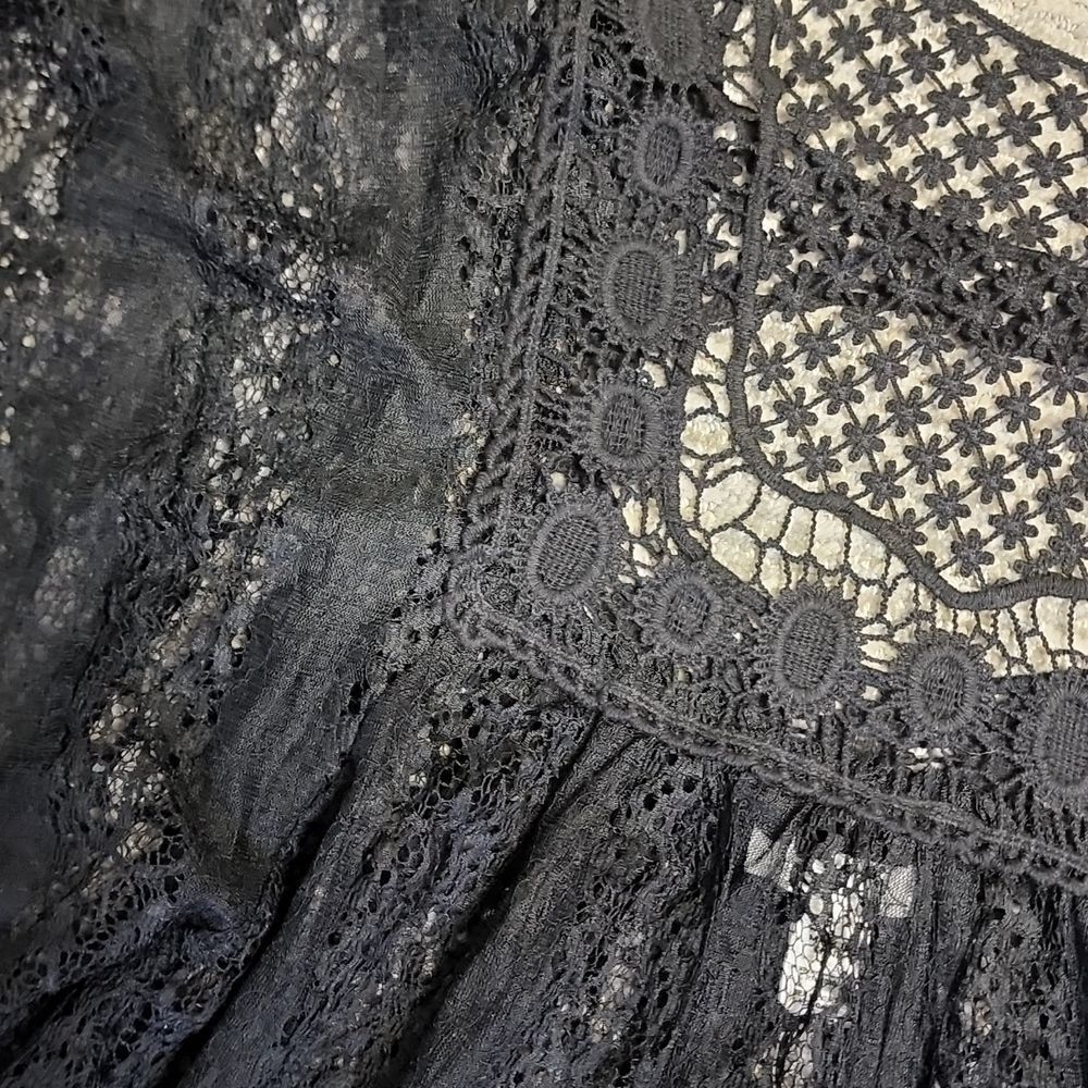 Cato brand black lace tunic - Picture 7 of 9
